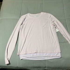 Athleta Pink Long Sleeve Tee